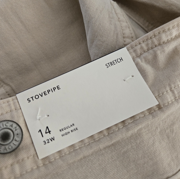 NWT AE Stretch High-Waisted Stovepipe Pant - Picture 8 of 13